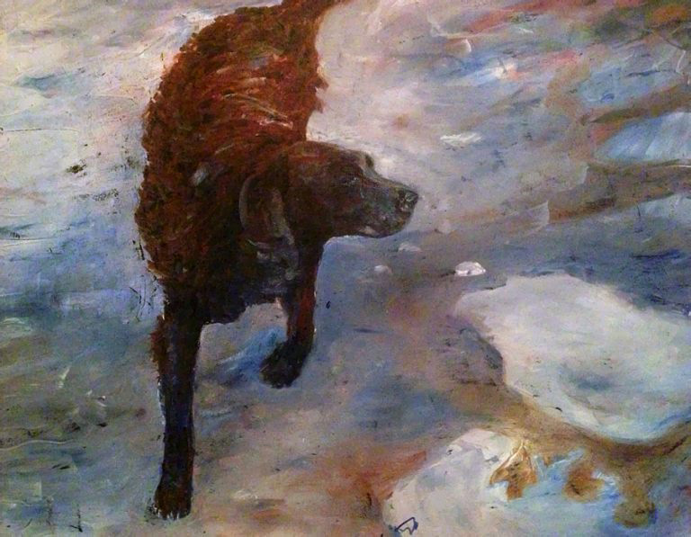 Dog painting by Sean McGrath