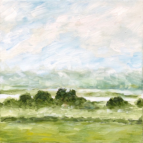 Field landscape painting by Sean McGrath